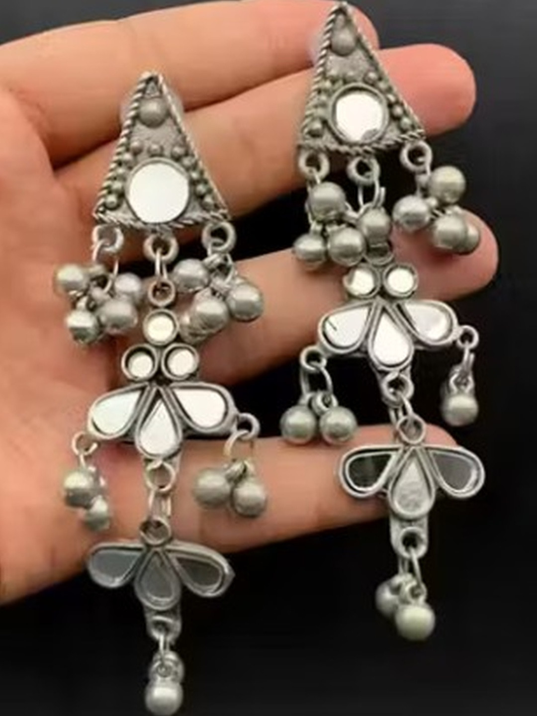 SZN Pair Of 1 Silver Drop Earrings