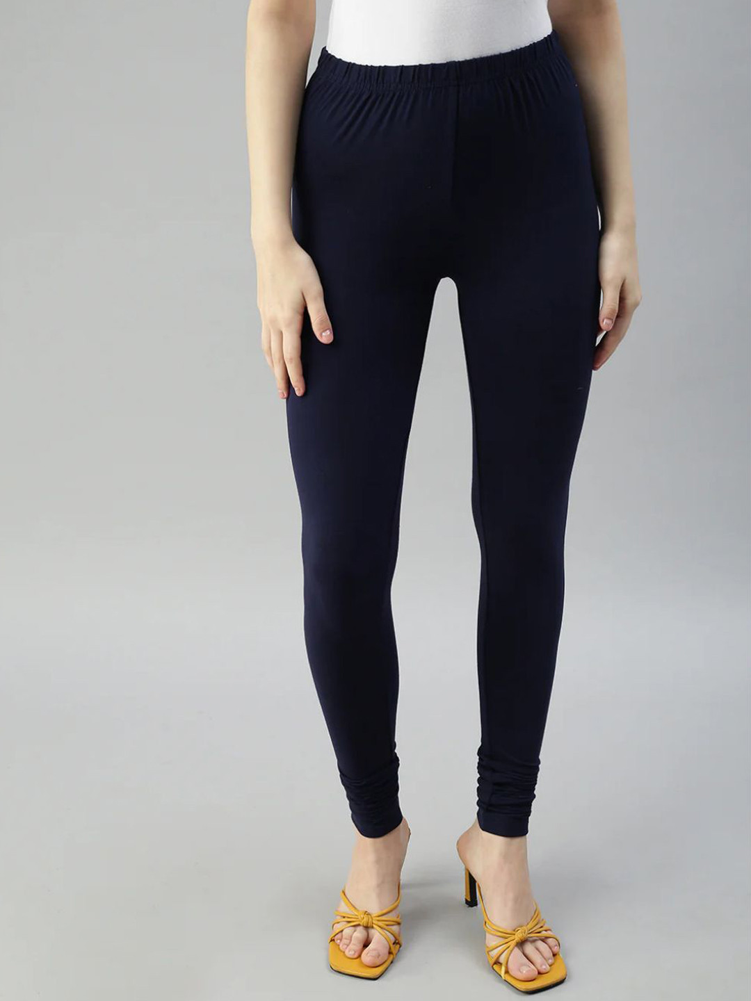 Cadila Women Pure Cotton Churidar-Length Leggings