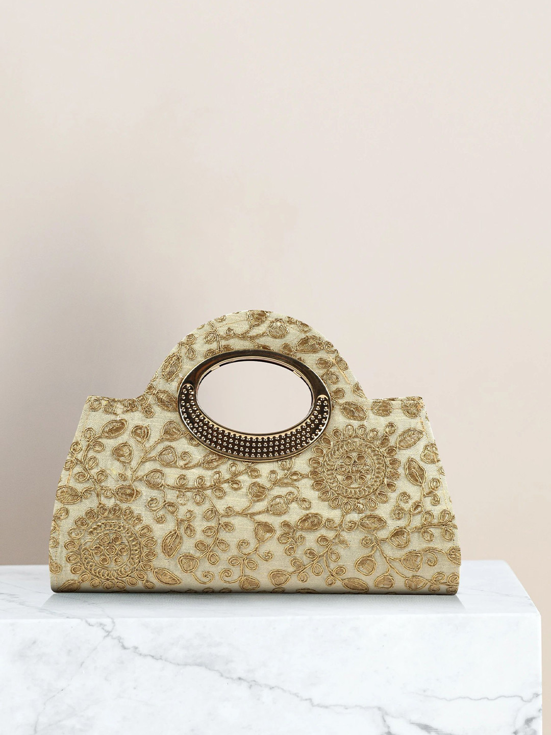 Fancy Walas Embroidered Clutch