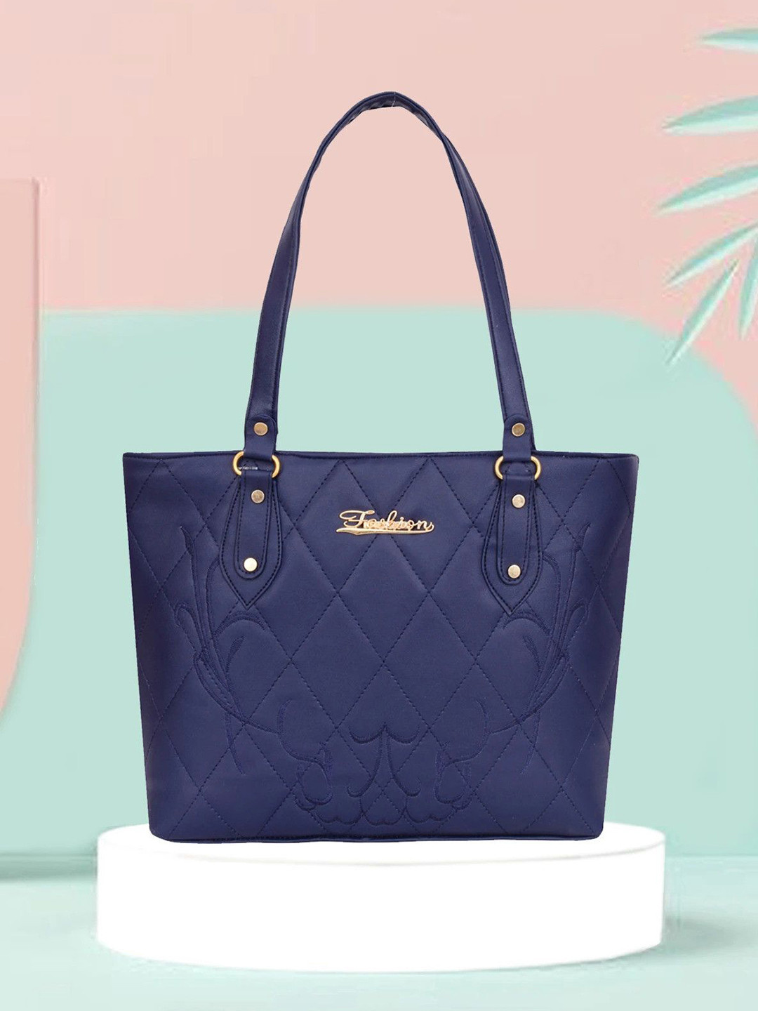 Right choice Geometric Oversized Shopper Handheld Bag