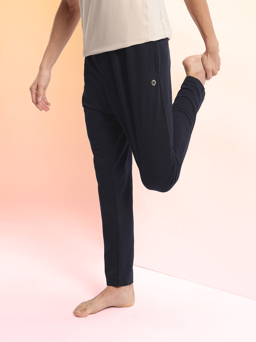HRX by Hrithik Roshan Men Mid-Rise Regular Fit Yoga Track Pants