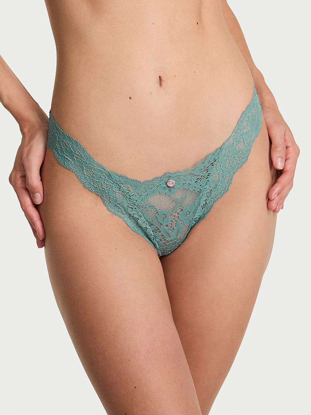 Victoria's Secret Self-Designed Lace Low-Rise Thongs Brief 1125066009KA