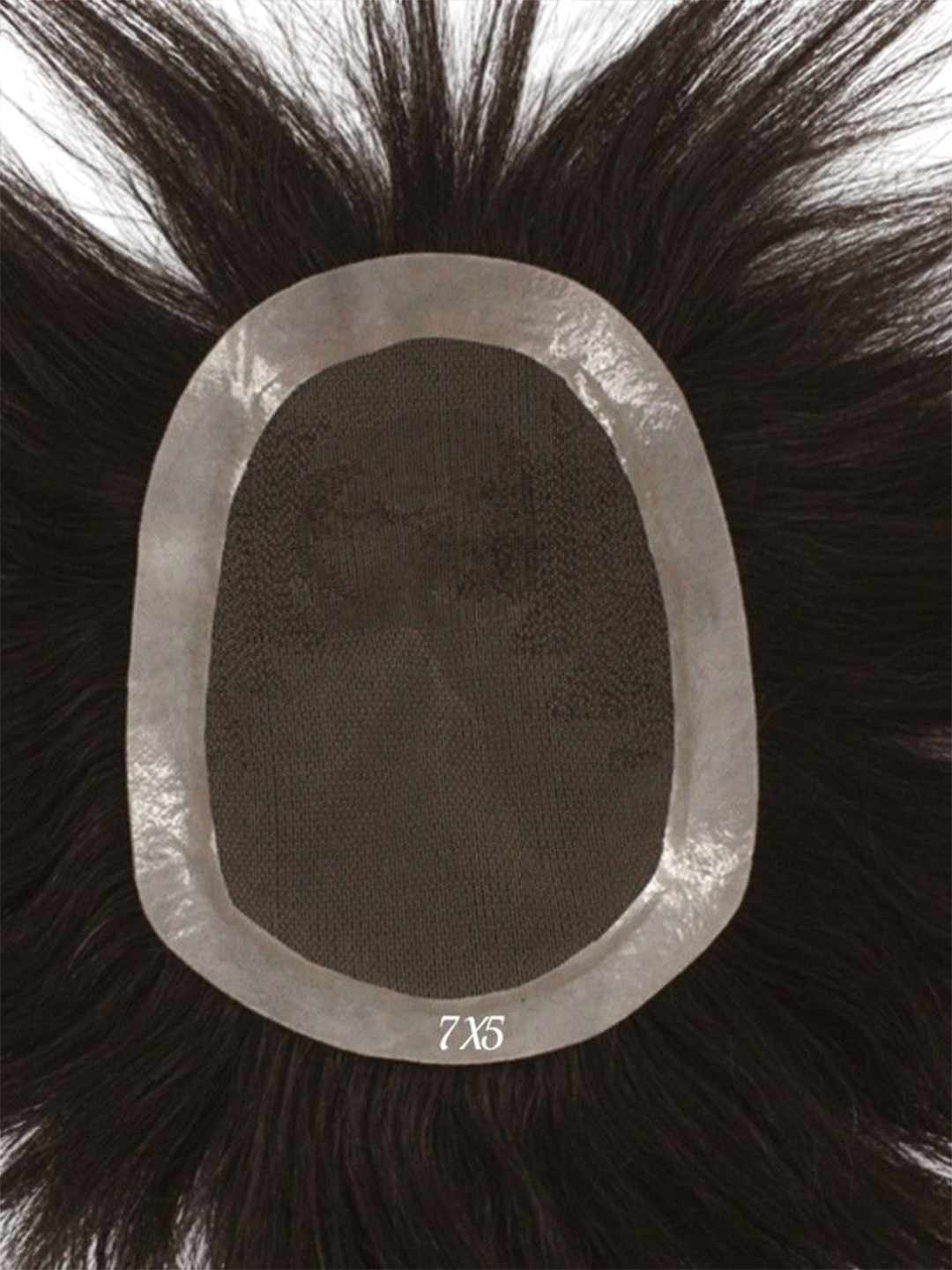 VIEWS Men Brown Straight Clip-In Twists Hair Extension 7 inch