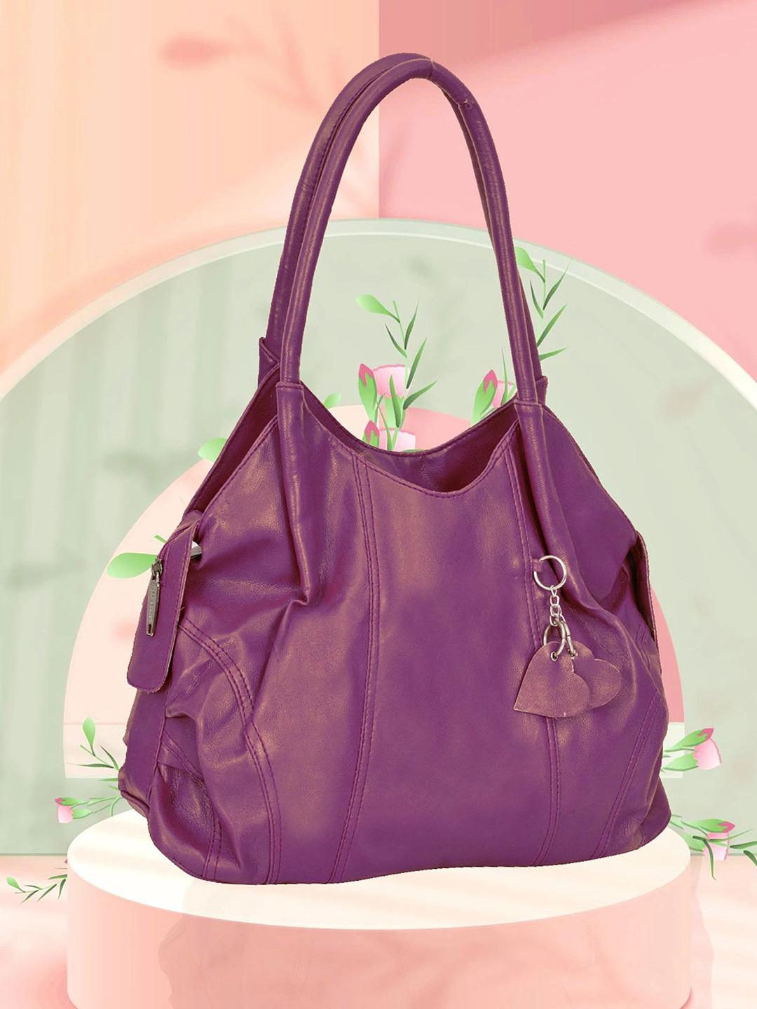 Right choice Oversized Half Moon Shoulder Bag