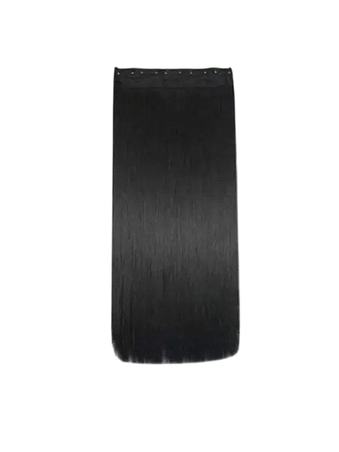 VIEWS Clip-In Straight Locks Hair Extension - Black - 12 Inch