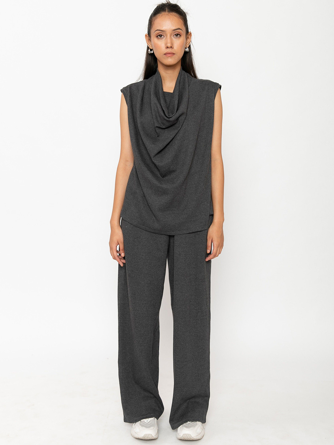 Contemponari Wild Flowers High Neck Top