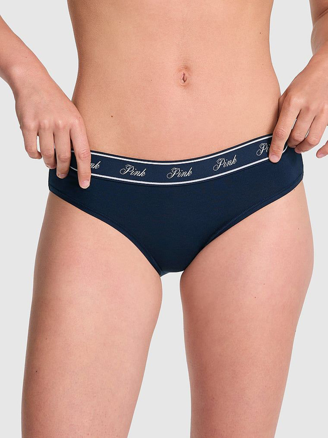 Victoria's Secret PINK Logo Low-Rise Hipster Briefs