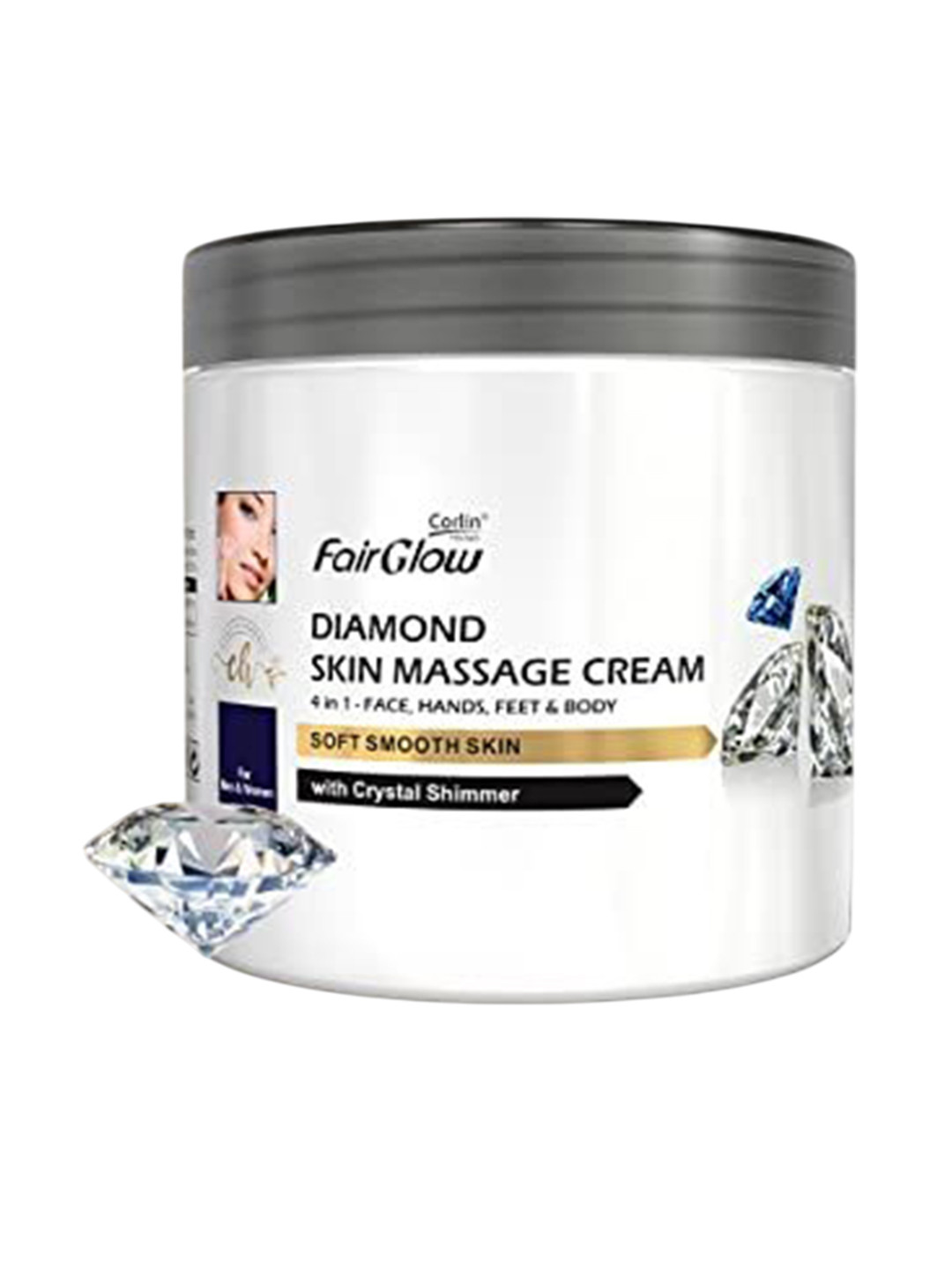 Corlin FairGlow Diamond Skin Massage Cream - 800 g