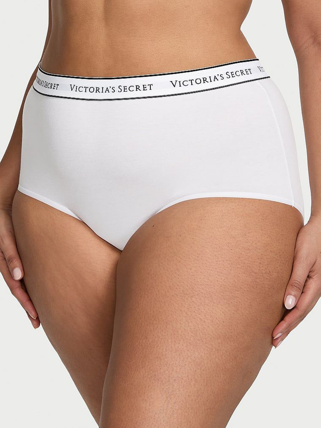 Victoria's Secret Women High Rise Logo Cotton Hipster Brief