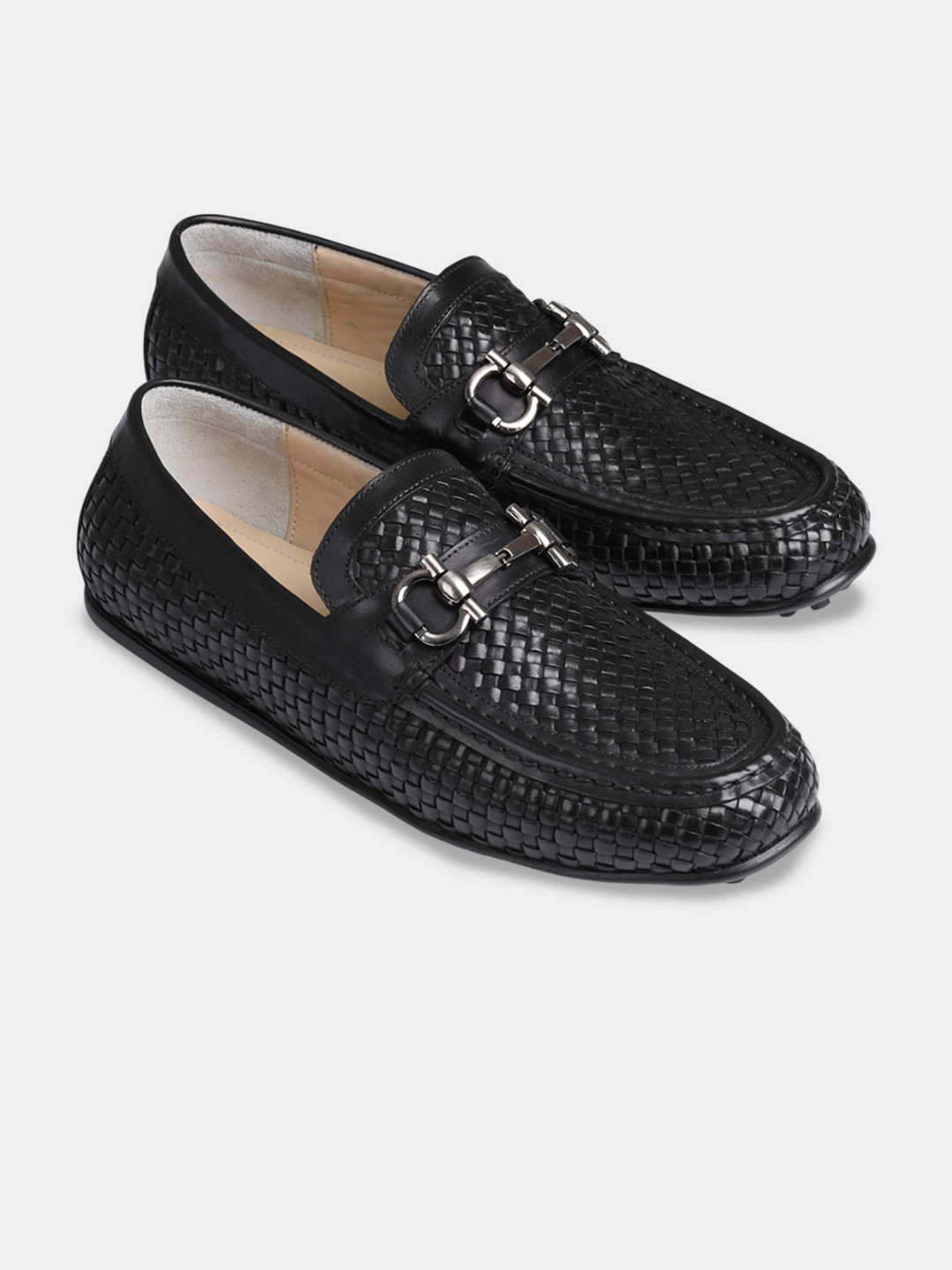 LUXORO FORMELLO Lucio Men Textured Slip On Formal Loafer Shoes