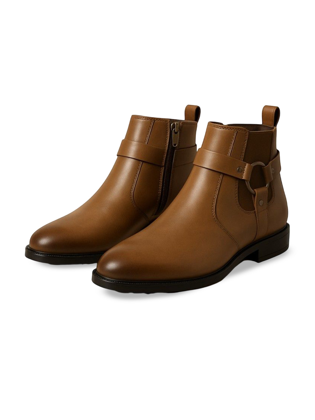 KRAASA Men Chelsea Block Boots