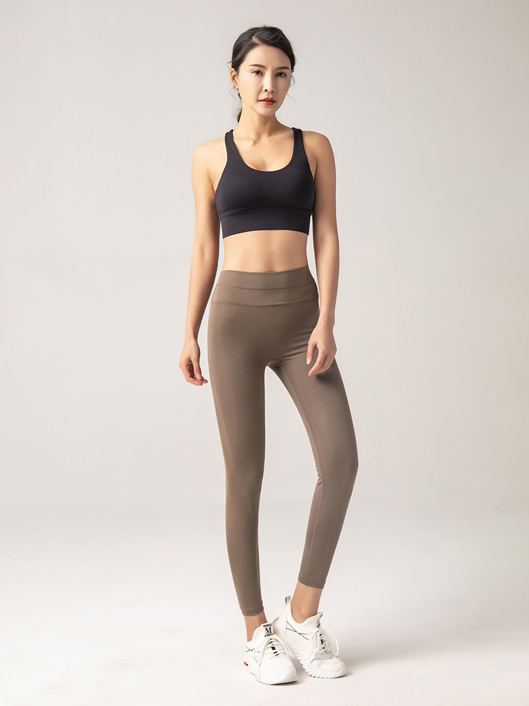 JC Collection Cut and Sew Training or Gym Medium Coverage Workout Bra