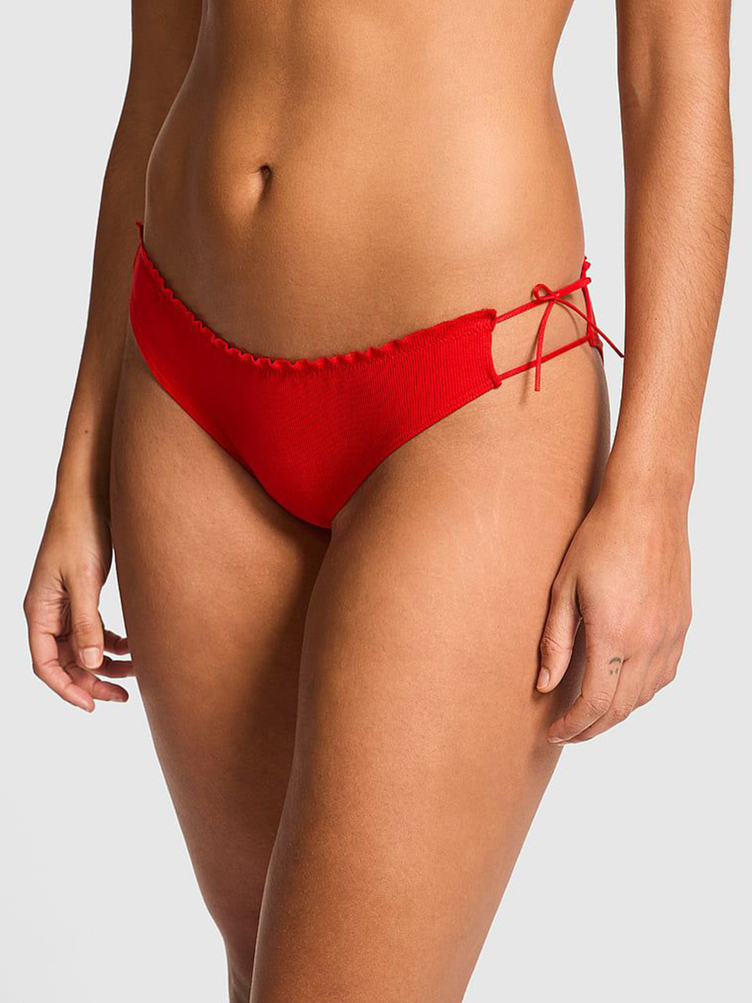Victoria's Secret Women Low Rise Side-Tie Cotton Bikini Briefs