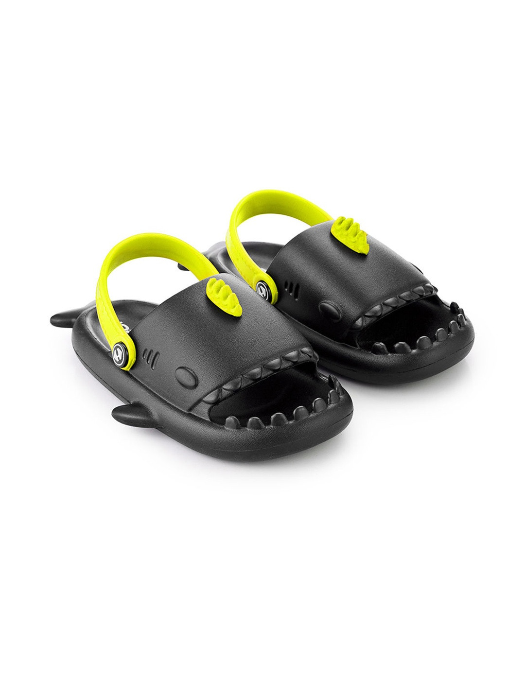 Hopscotch Kids-Unisex Black EVA Slip-Ons