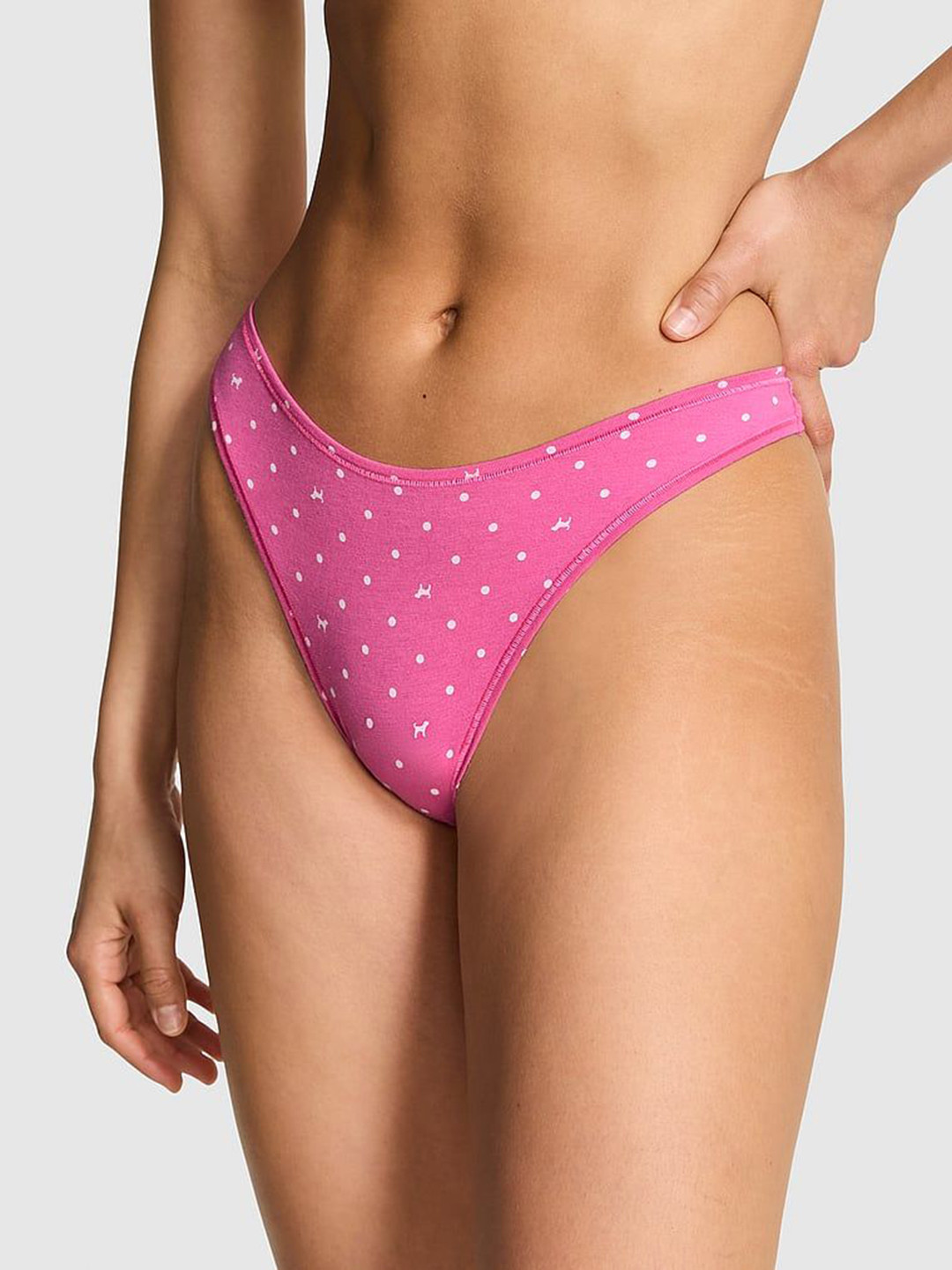 Victoria's Secret PINK Abstract Printed Thongs Brief