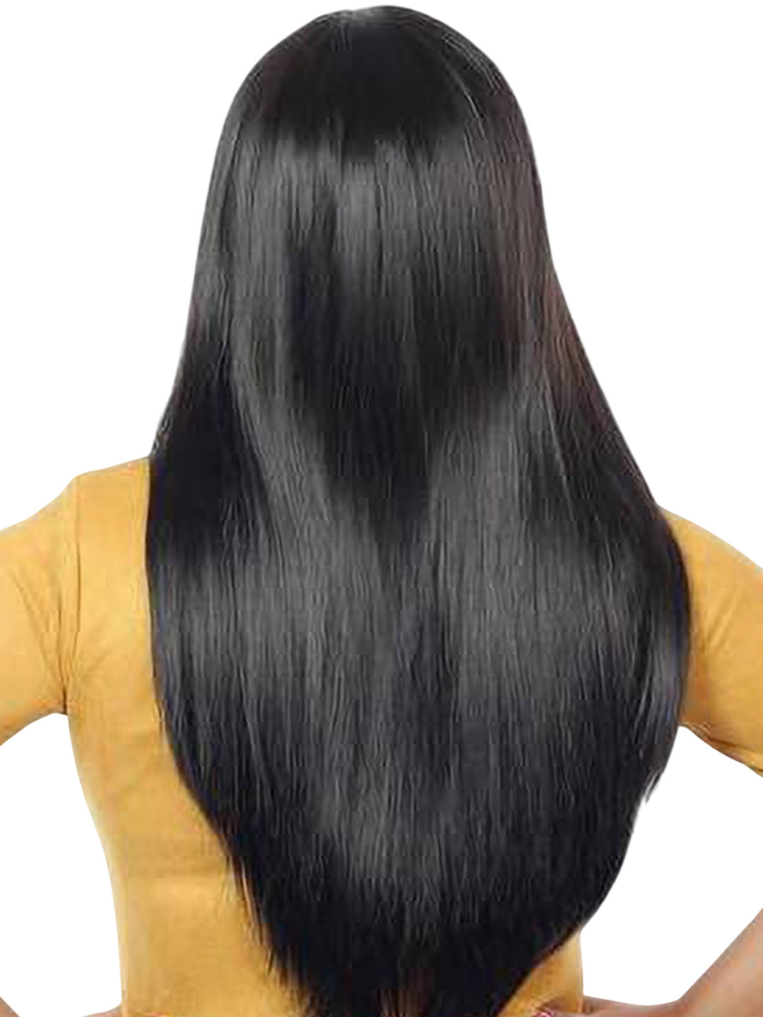 VIEWS Women Black Wavy Clip-In Twists Hair Extension-24 cm