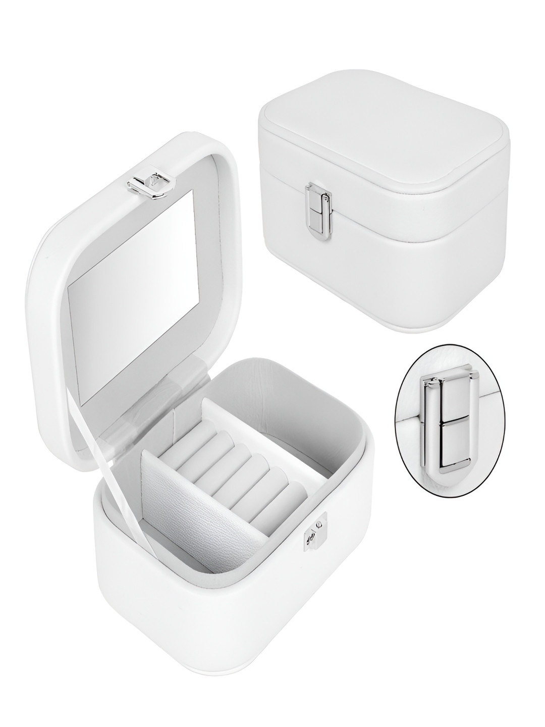 KriShyam White Jewellery Organiser