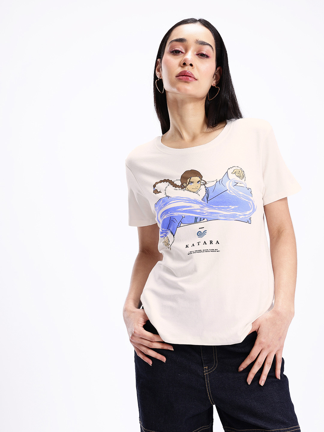 Kook N Keech Anime Printed Casual T-shirt