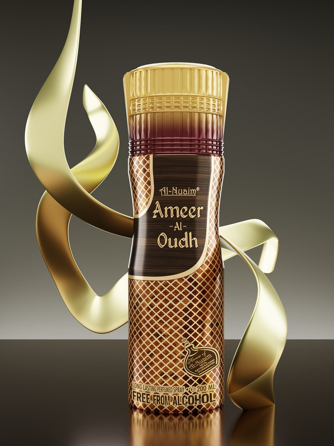 Al-Nuaim Ameer Al Oudh Long Lasting Alcohol Free Deodorant Perfumed Spray - 200ml
