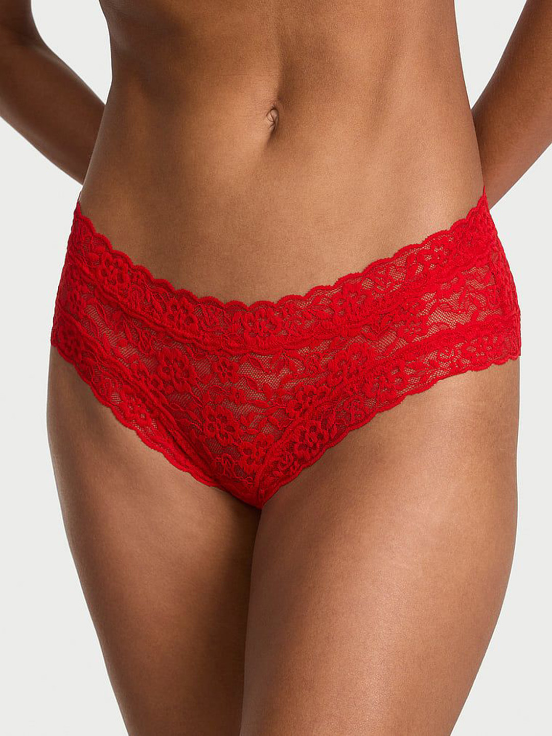 Victoria's Secret Women The Lacie Blossom Lace Cheeky Panty