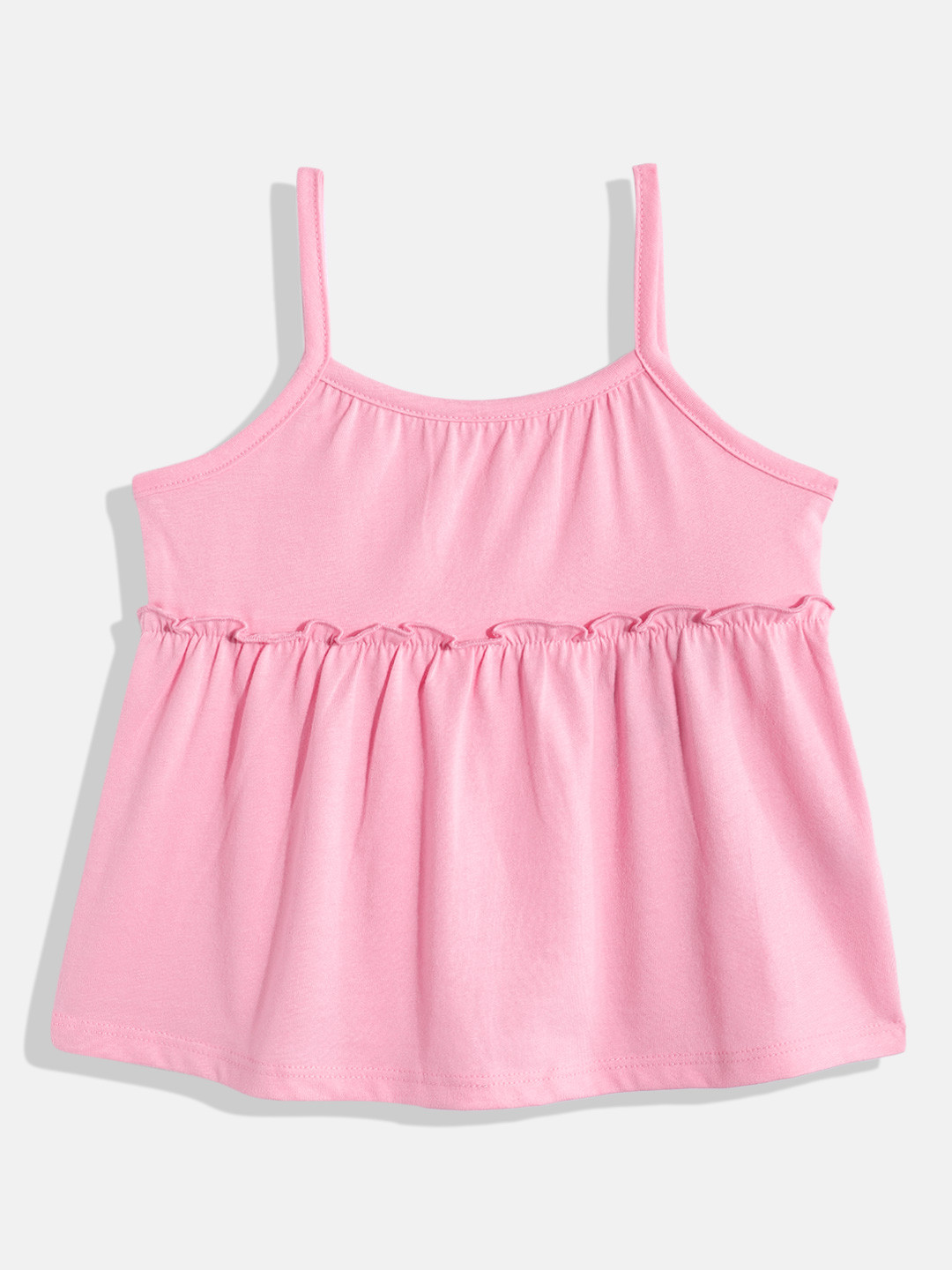 THE CHILDREN'S PLACE Teen Girls Ruffled Cotton Empire Top