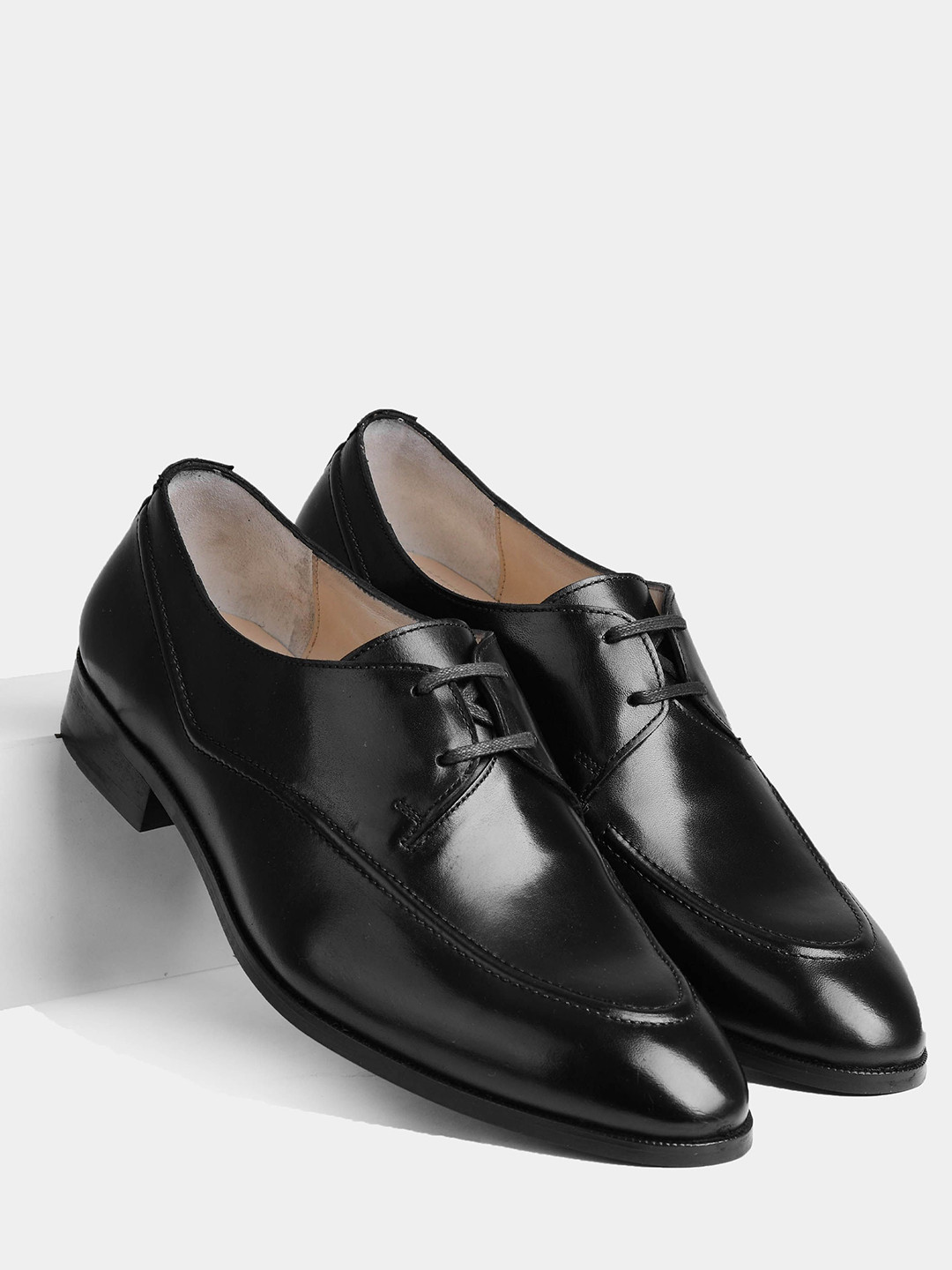 LUXORO FORMELLO Marcos Men Pointed Toe Lace Up Formal Oxford Shoes