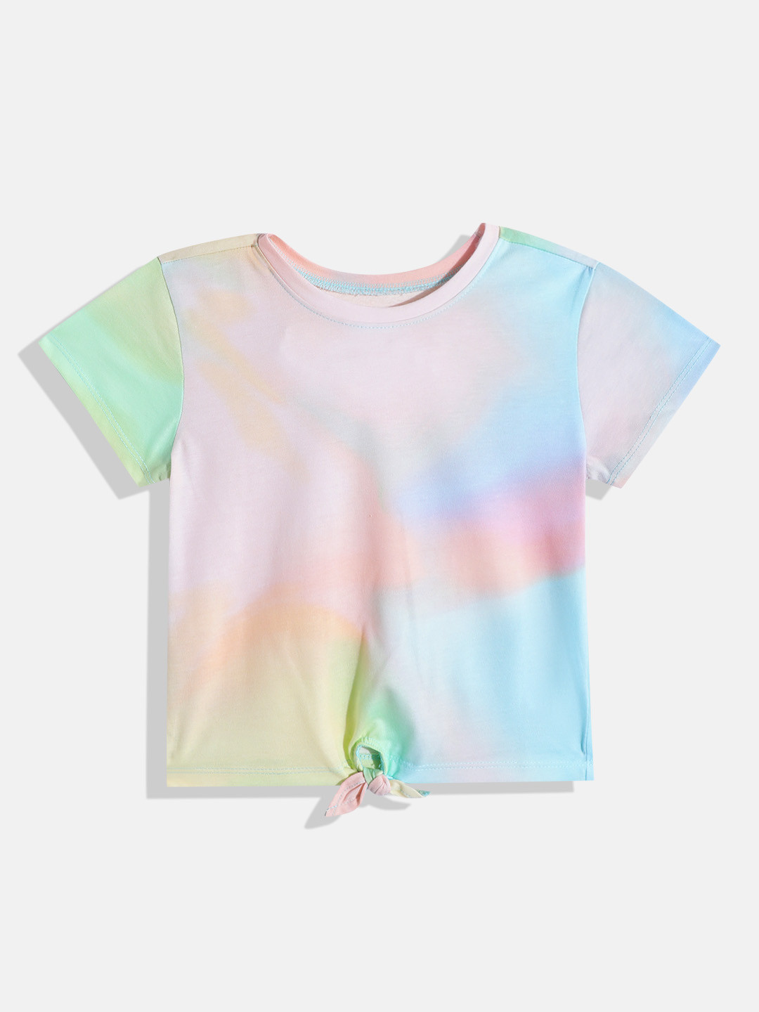 THE CHILDREN'S PLACE Girls Dyed Tie-Up T-shirt