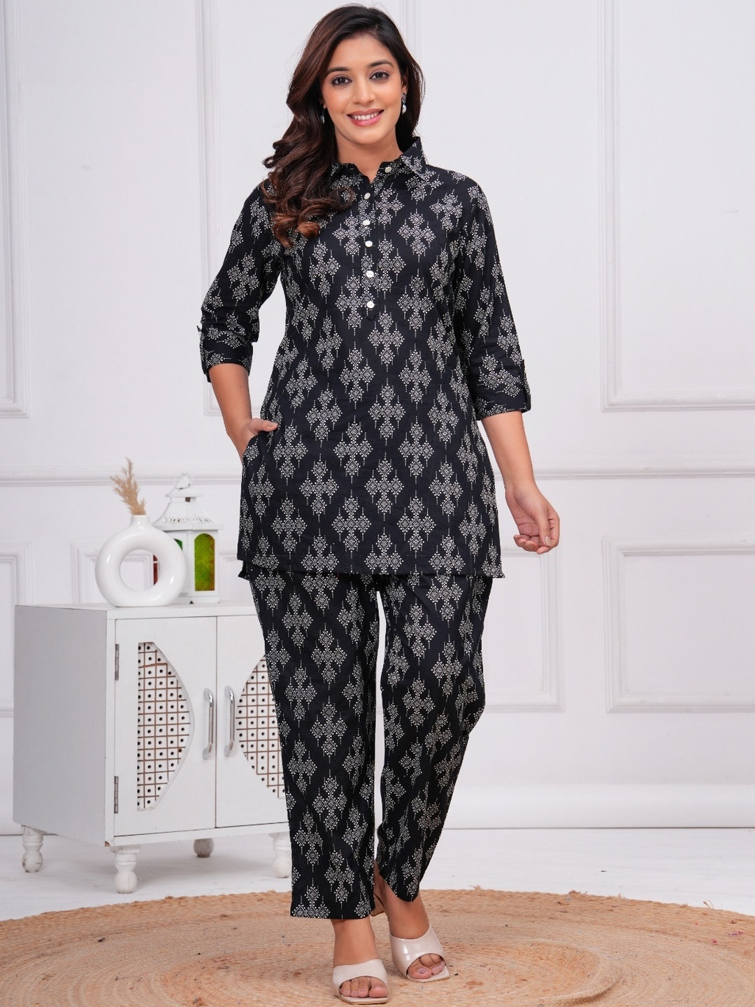 Style Heaven Women Printed Co-Ord Set