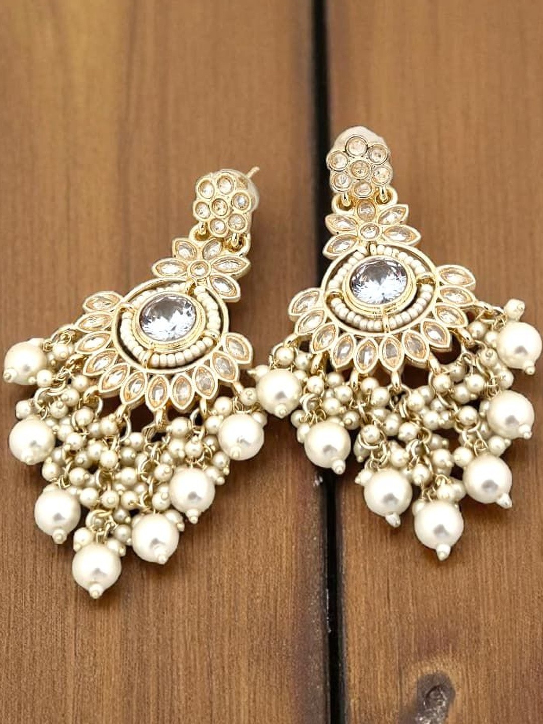 BFC - BUY FOR CHANGE Alloy Gold-Plated Chandbalis Earrings