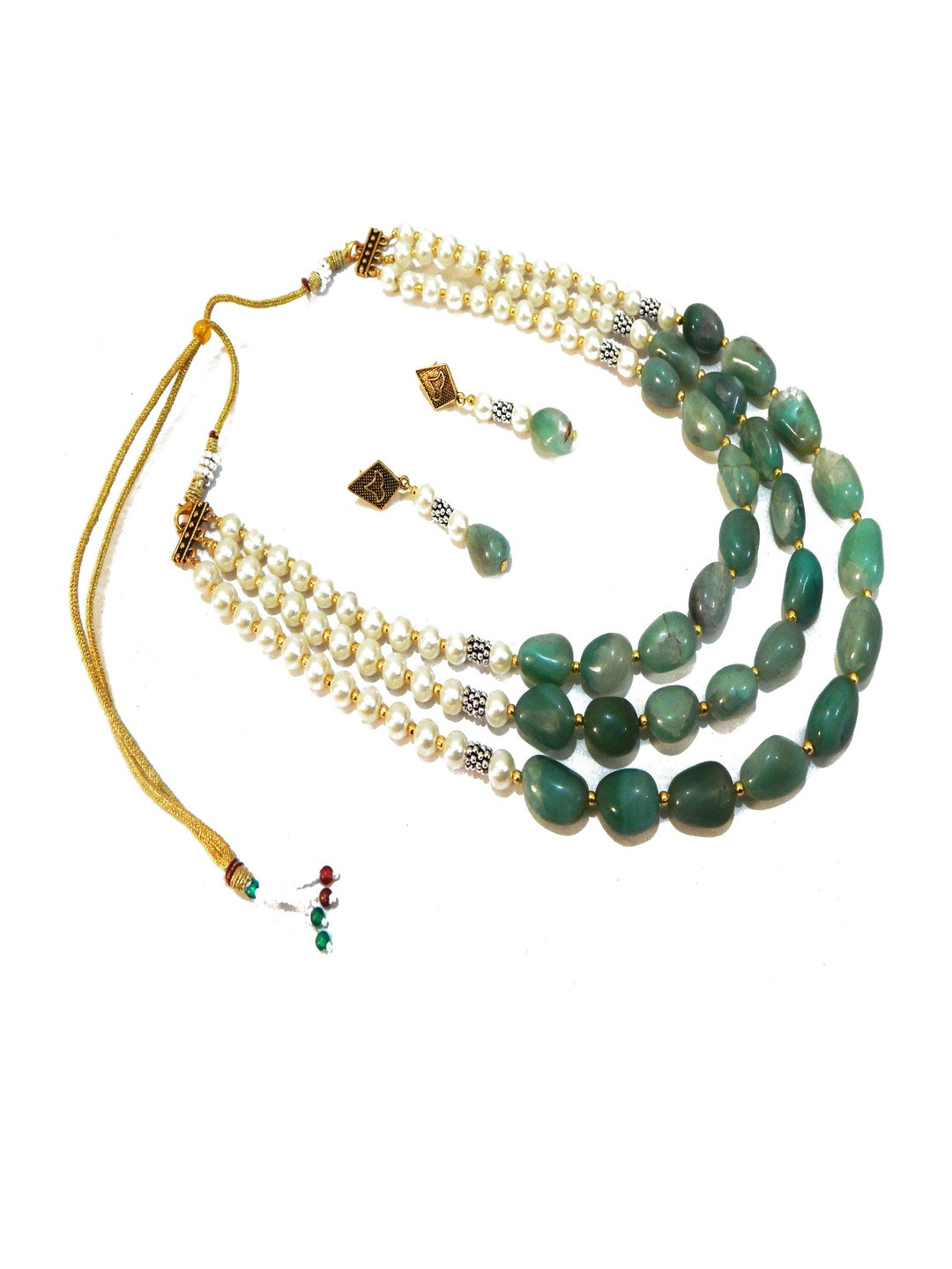 Jaya Vision Jewelry Synthetic Pearl Jewellery Set