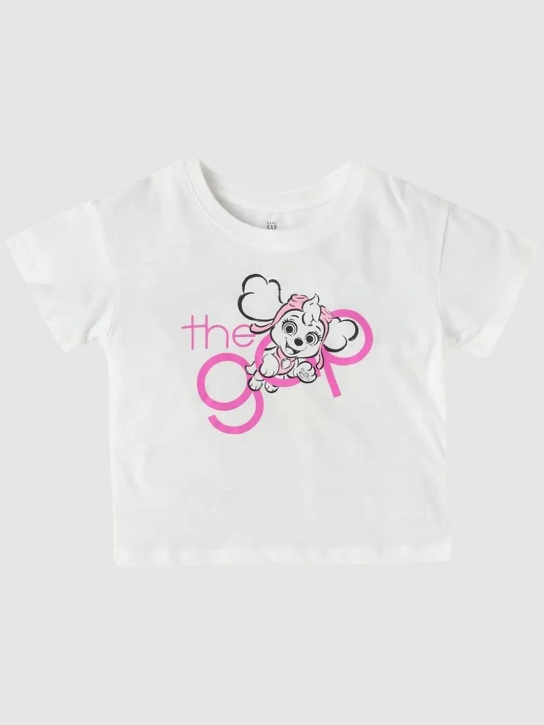 GAP Girls Paw Patrol Graphic Printed Round Neck Relaxed Fit T-shirt