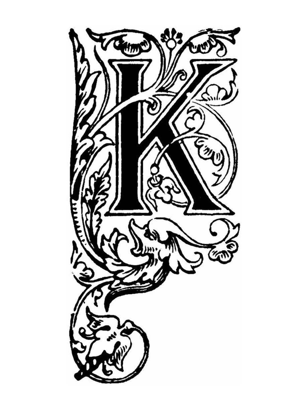 ORDERSHOCK SK Letter Design Waterproof Temporary Body Tattoo