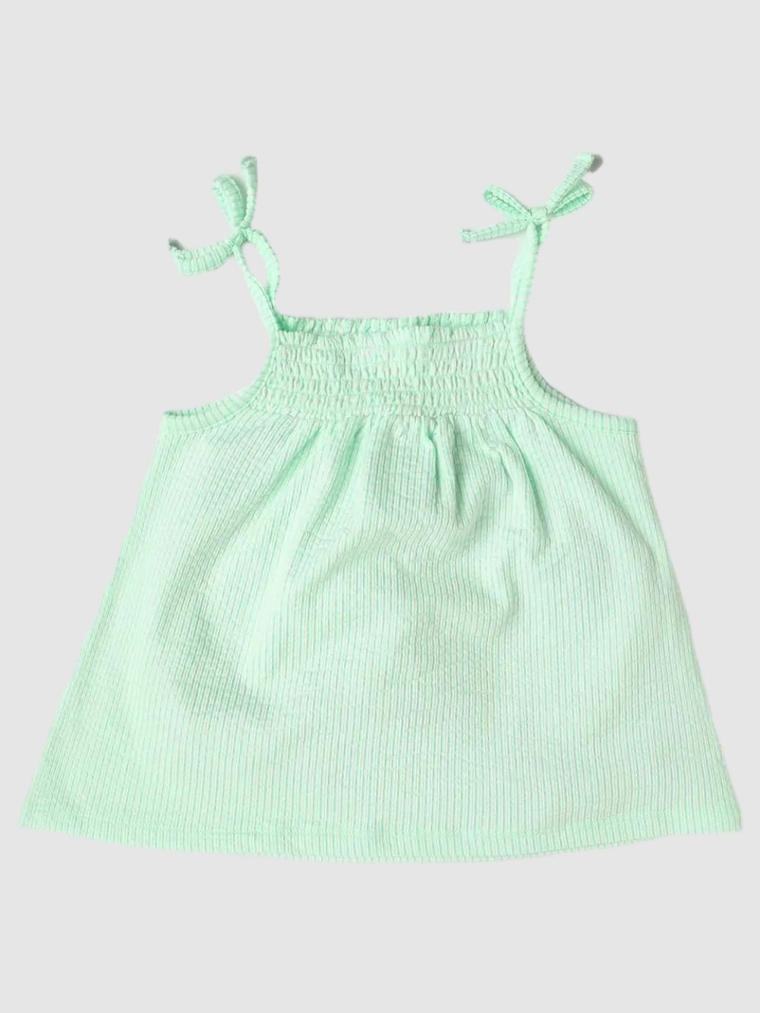 GAP Girls Striped Tie-Up Peplum Top