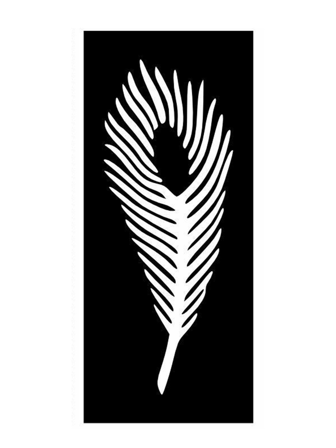 ORDERSHOCK Simple Mehndi Stencil Sticker