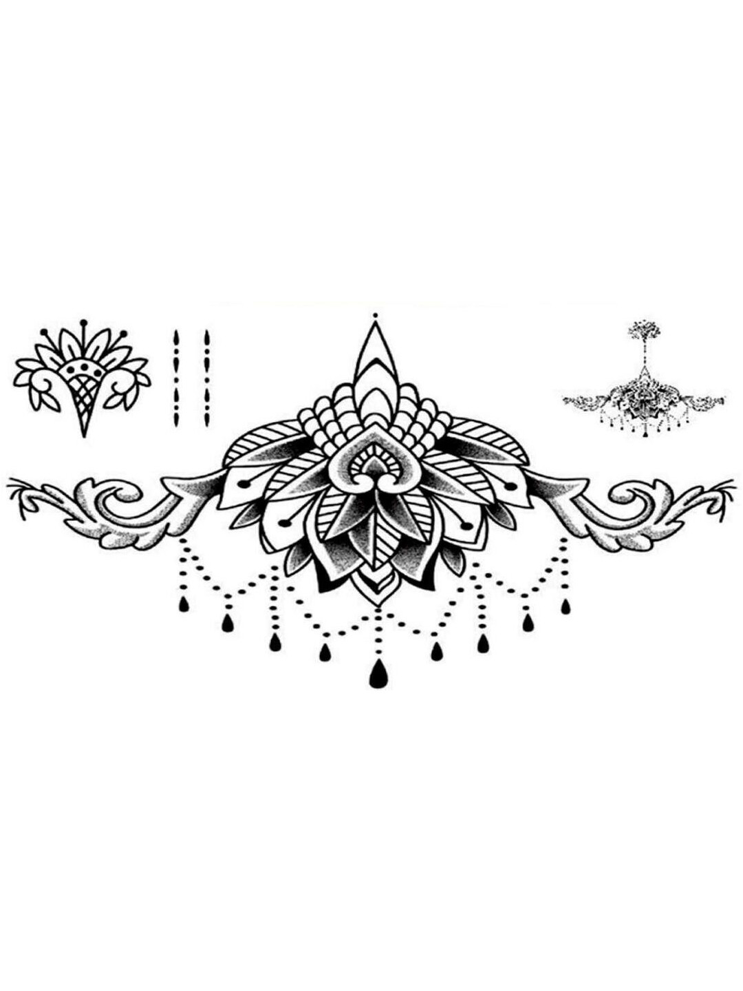 ORDERSHOCK Dreamcatcher Waterproof Temporary Tattoo Sticker