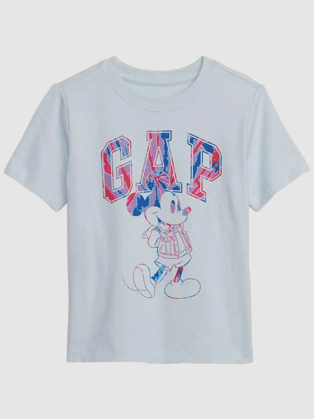 GAP Boys Minnie Mouse Character Print Crew Neck Organic Cotton T-shirt