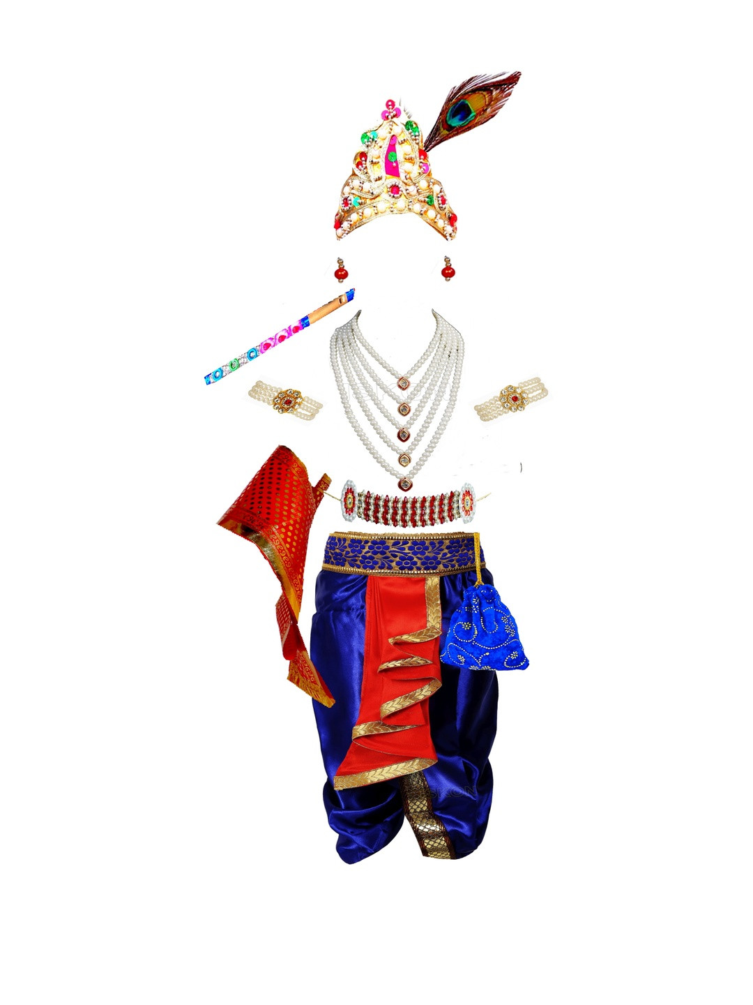 SHRI VALLABH Boys Lord Krishna Costume