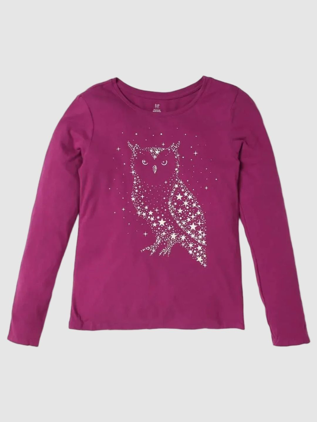 GAP Girls Birds Graphic Printed Round Neck Organic Cotton T-Shirt