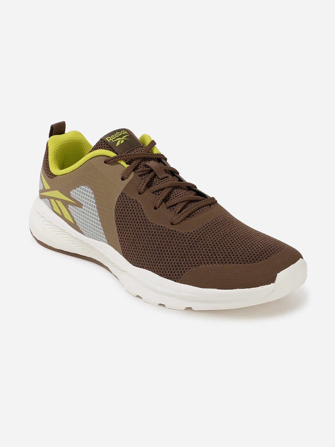 Reebok Men Woven Design Crunch Runner Shoes