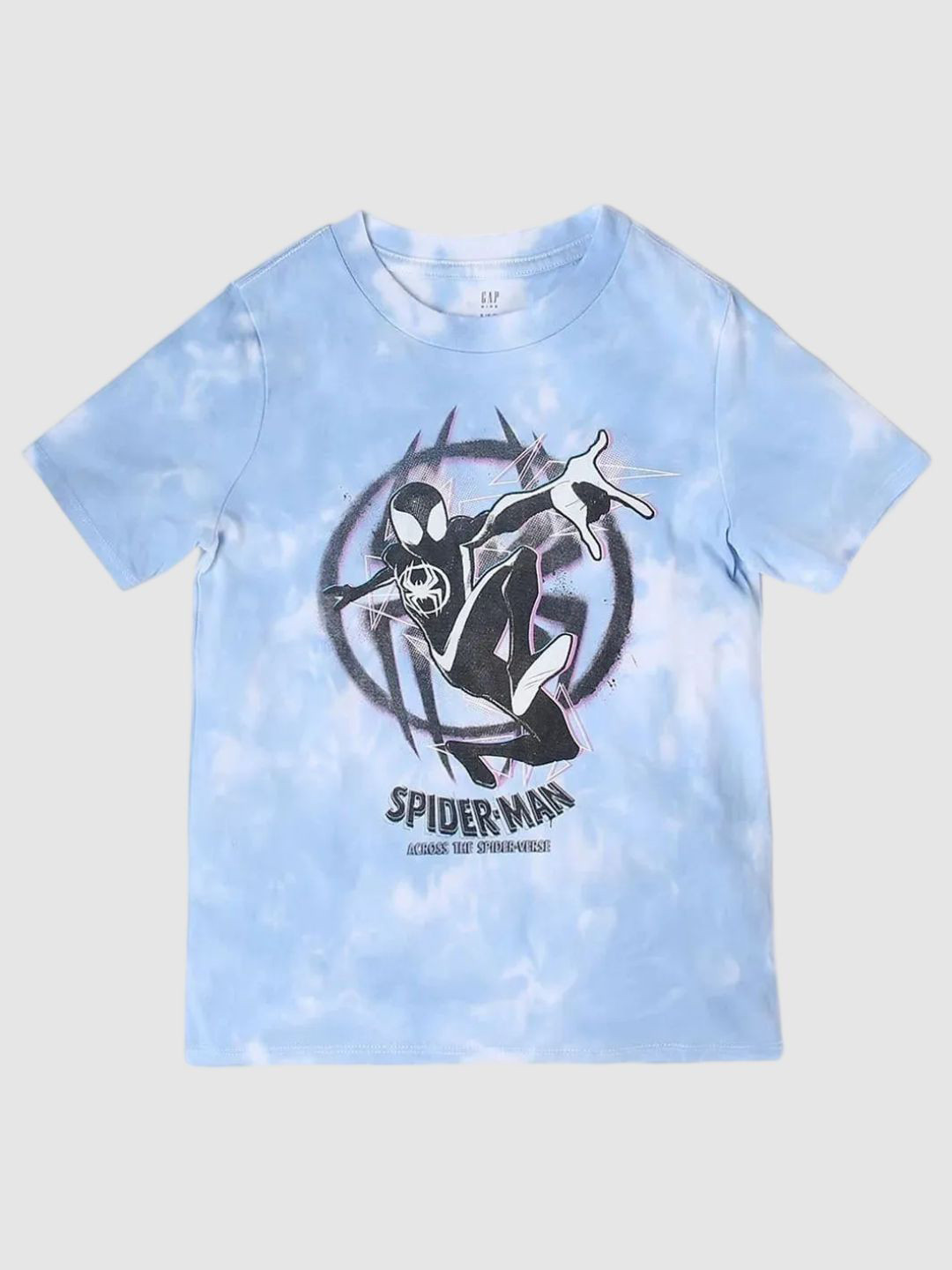 GAP Boys Spider-Man Print Crew Neck T-Shirt
