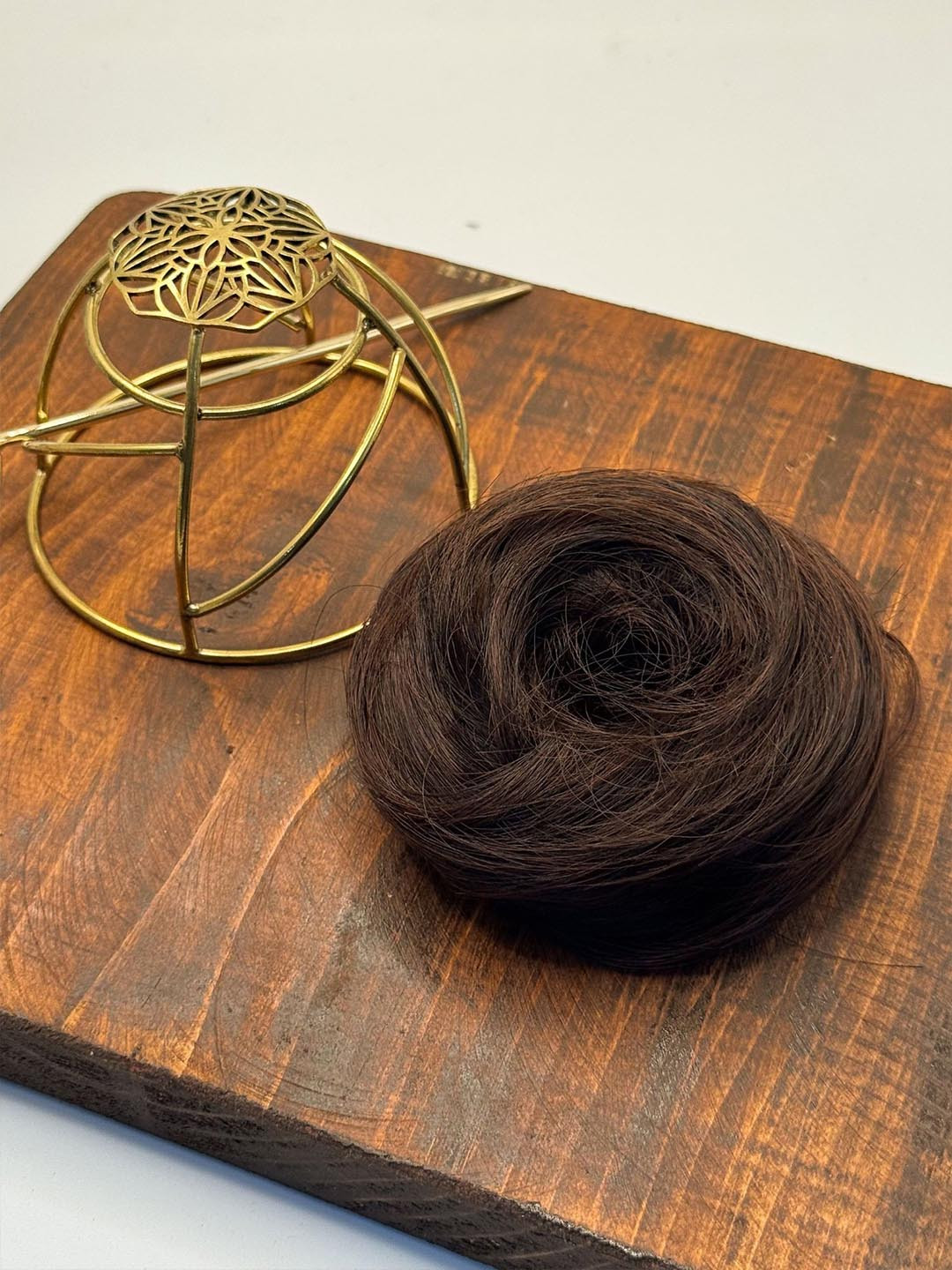 Soul Works Women Flower Spiral Hair Bun