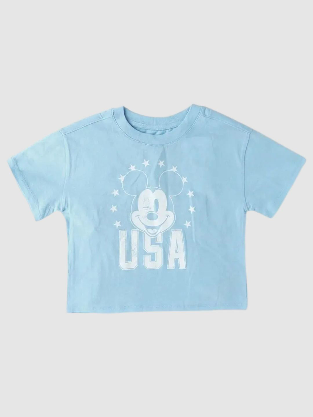 GAP Girls' Crew Neck Character-Based Graphic T-shirt