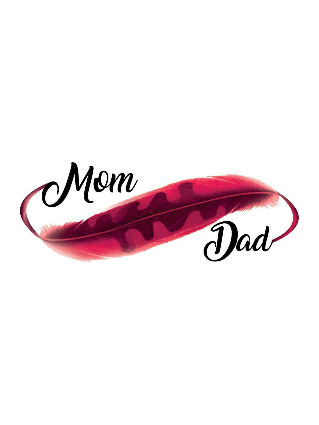 ORDERSHOCK Mom & Dad Waterproof Temporary Body Tattoo