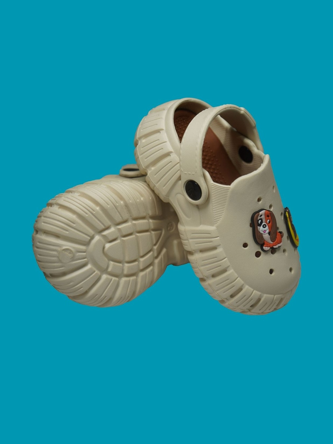 INDUS CLOUD Kids-Unisex Beige EVA Clogs