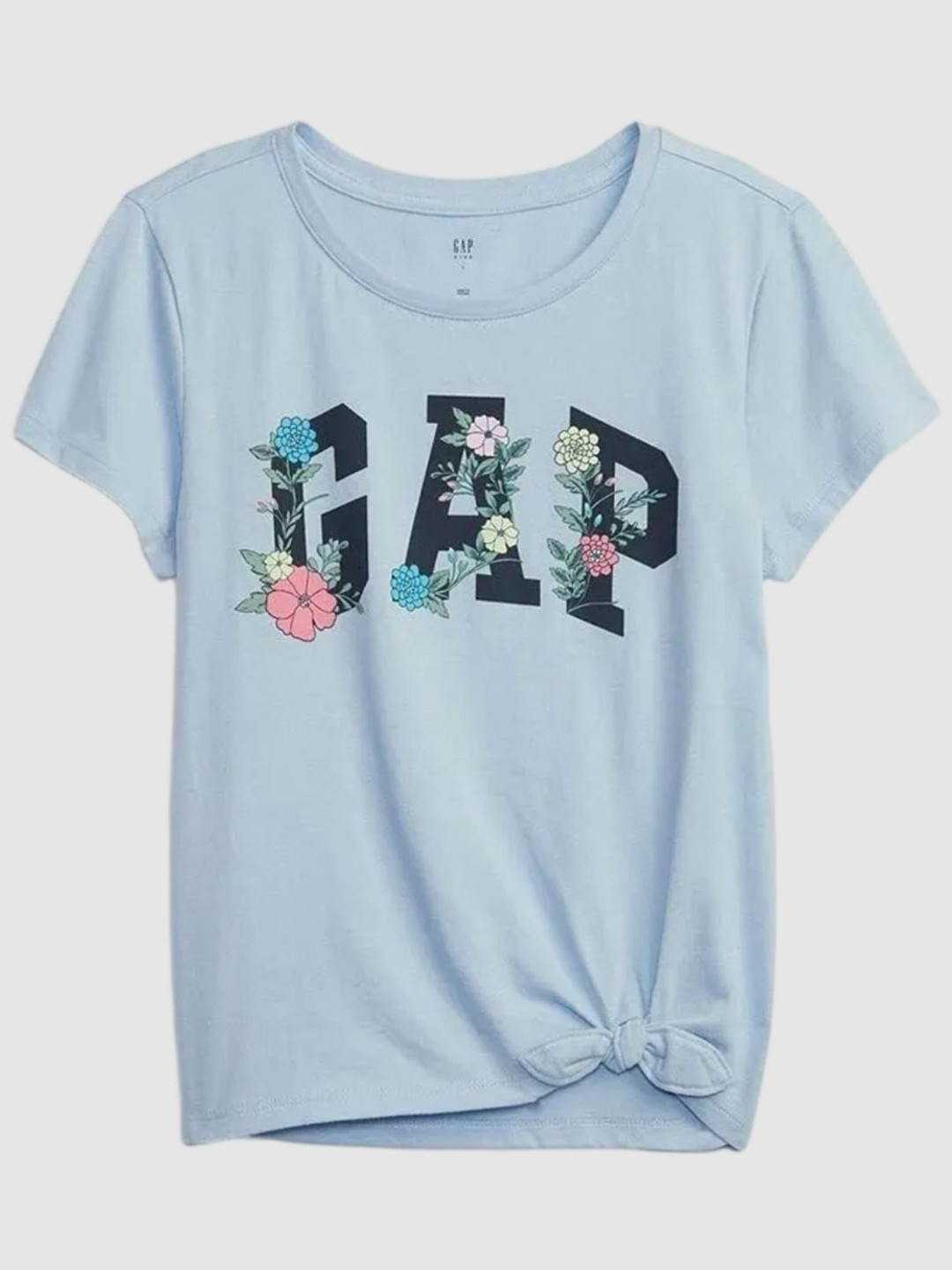 GAP Girl Floral Printed Round Neck T-shirt