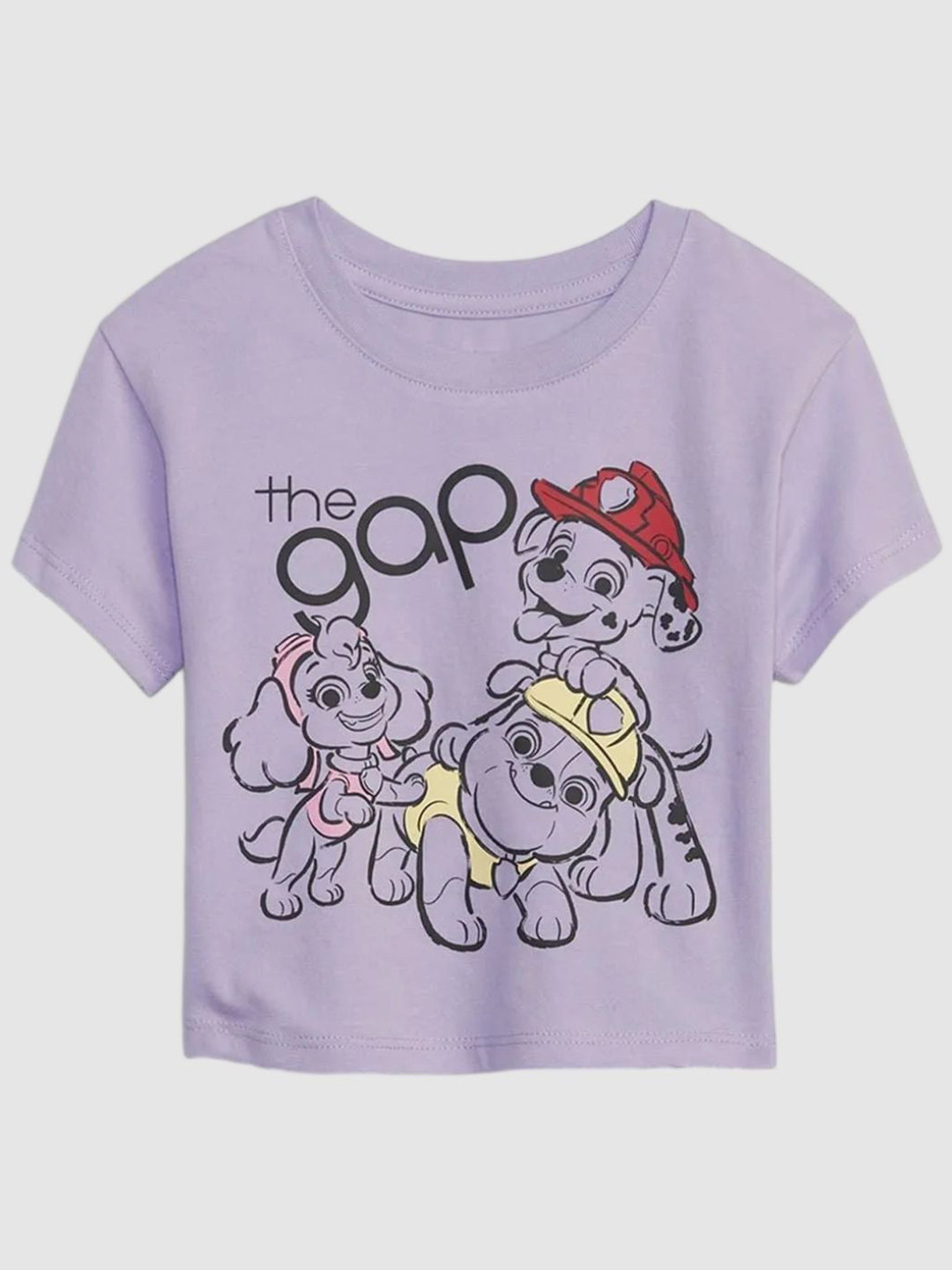 GAP Girls Paw Patrol Graphic Printed Round Neck Relaxed Fit T-shirt