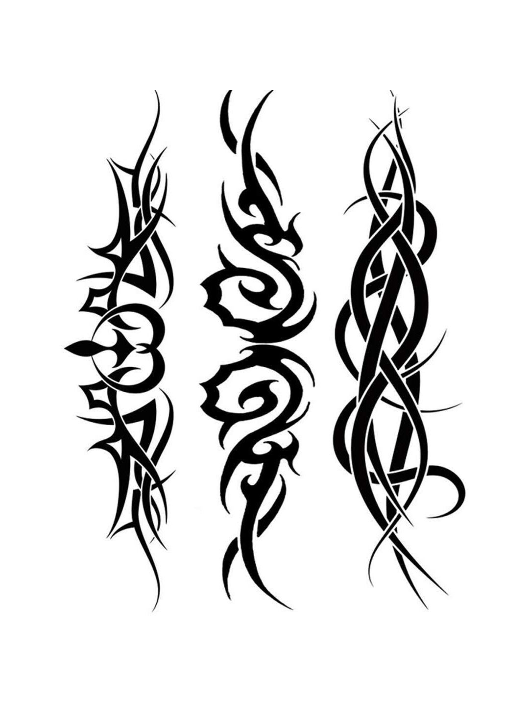 ORDERSHOCK Bold Heart Or Wings Waterproof Temporary Body Tattoo