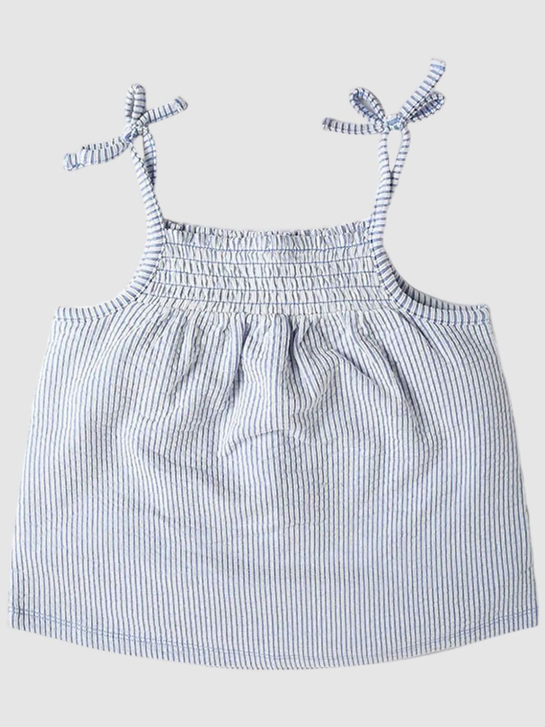 GAP Girls Striped Shoulder Straps Tie-Up Top