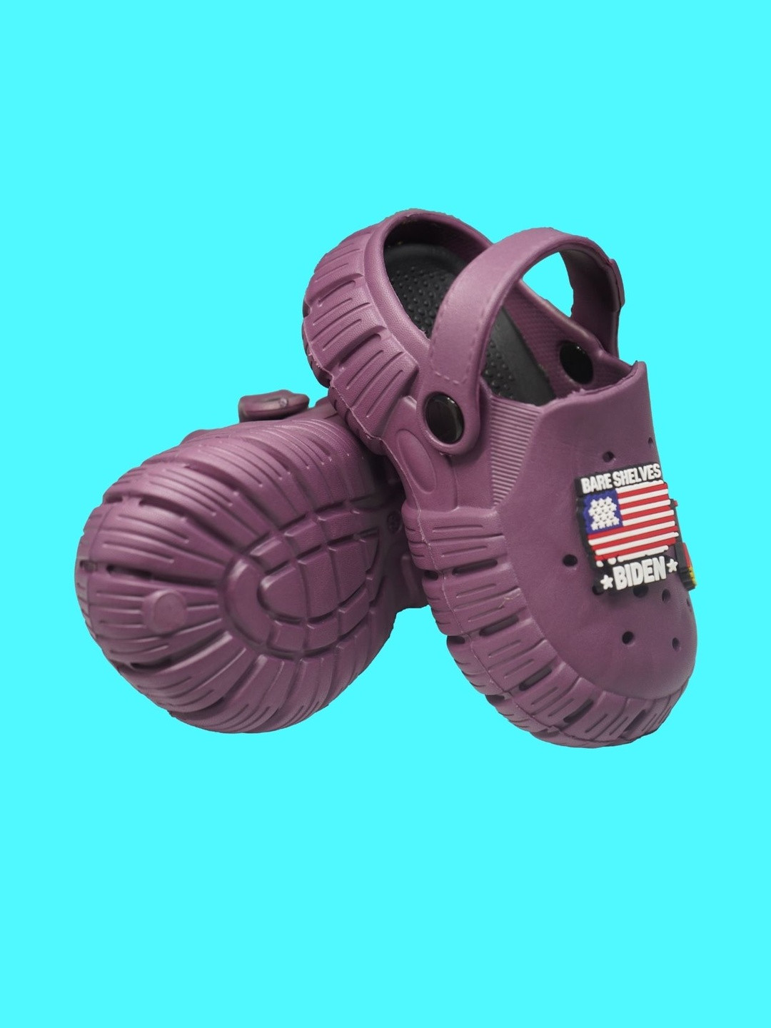 INDUS CLOUD Kids-Unisex Purple EVA Clogs
