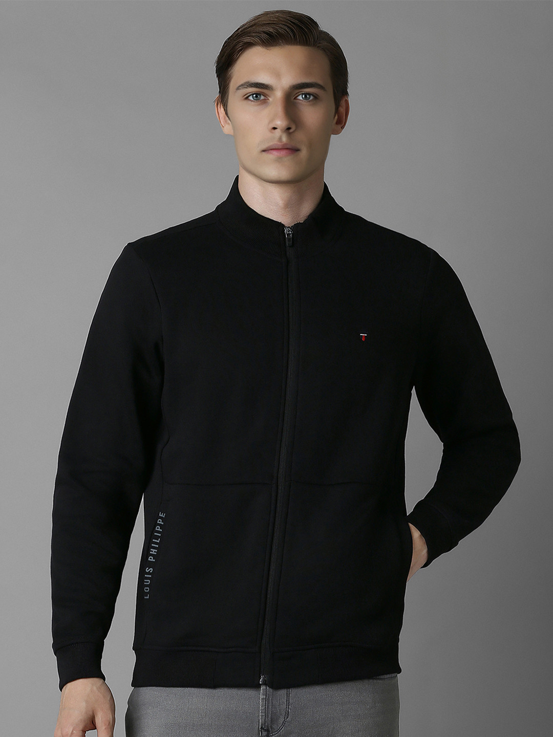 Louis Philippe Sport High Neck Sweatshirt
